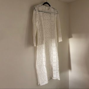 Crochet midi dress